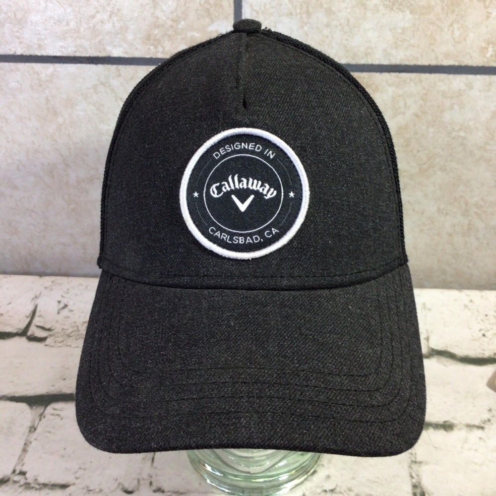 Callaway‎ Golf Hat Mens Snapback Gray Black Adjustable Ball Cap